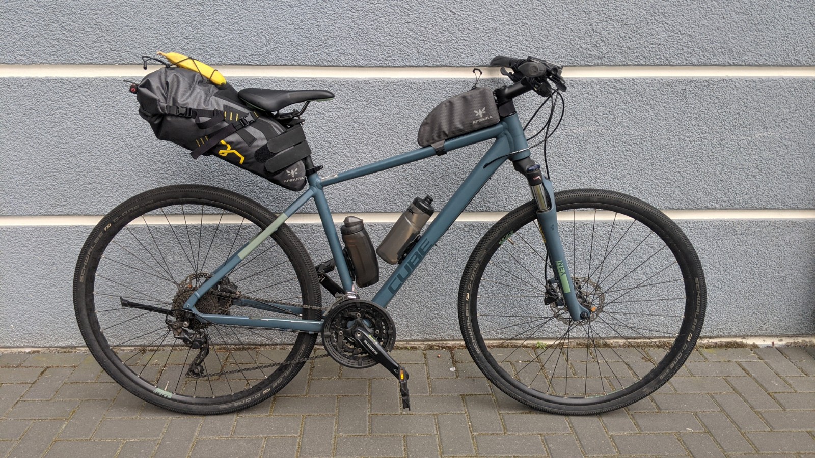 1 /2 Bikepacking Trip von Berlin nach Chemnitz und die 100km Marke