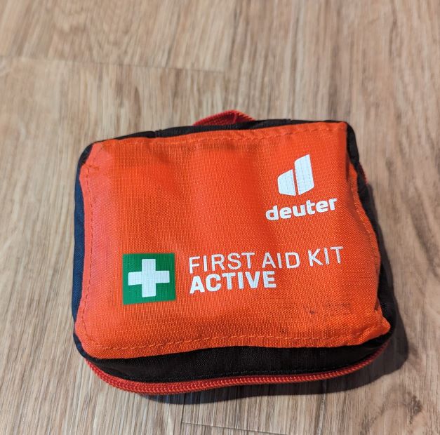 First Aid Kit. Erste Hilfe Set für Fahrradfahrer