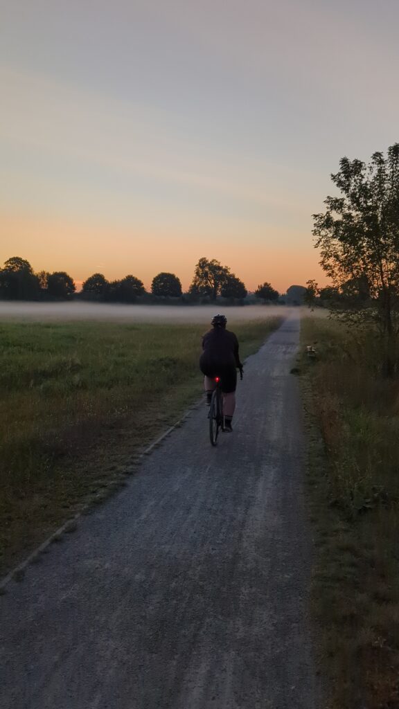 Radfahren im Herbst