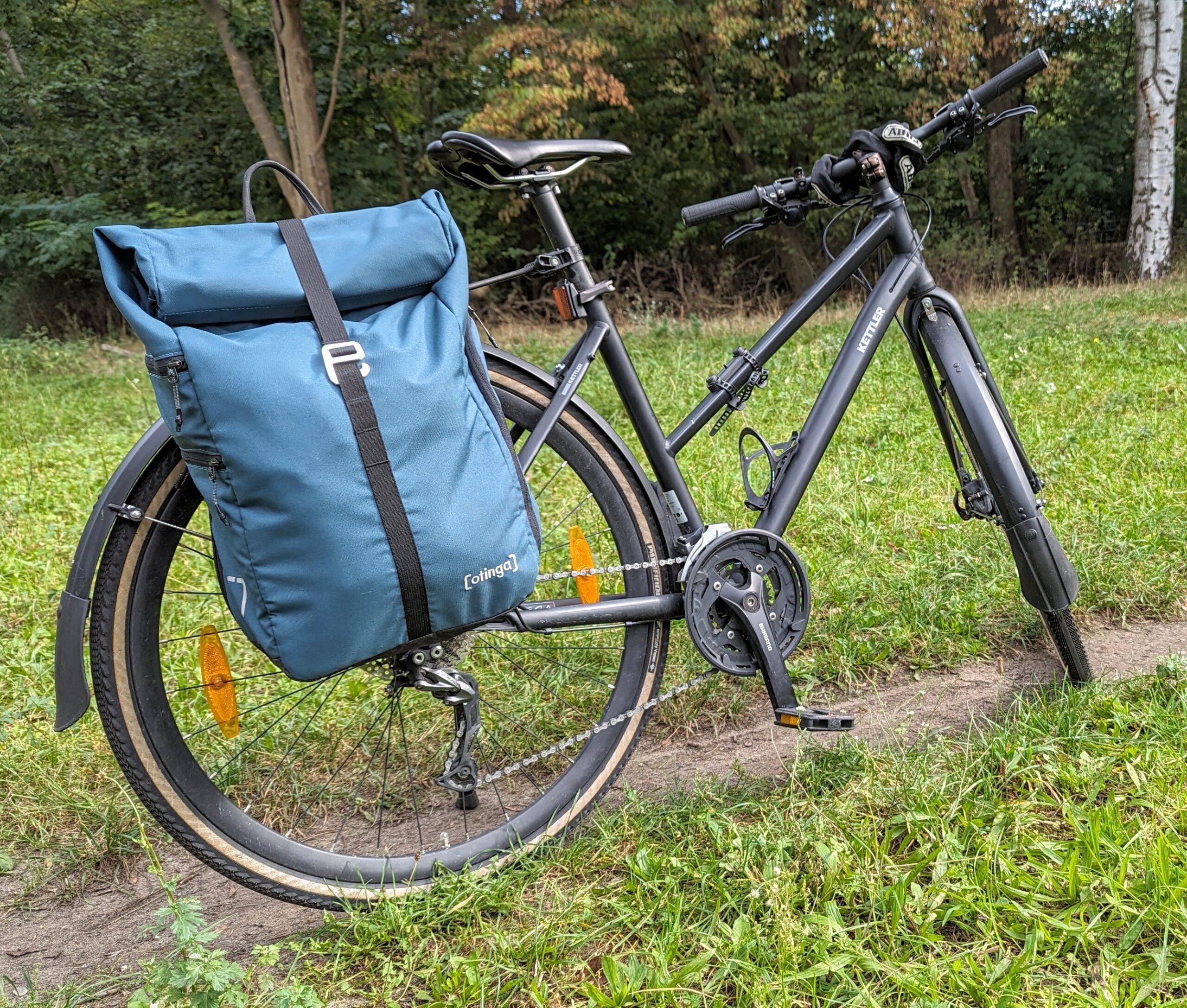 Fahrrad mit Otinga Tasche