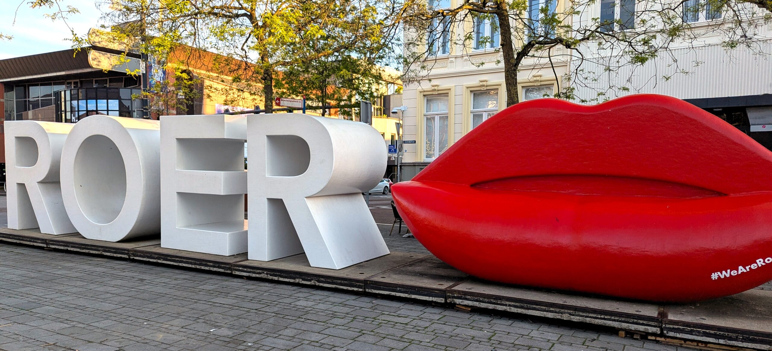 Buchstabenkunst Stadt Roermond