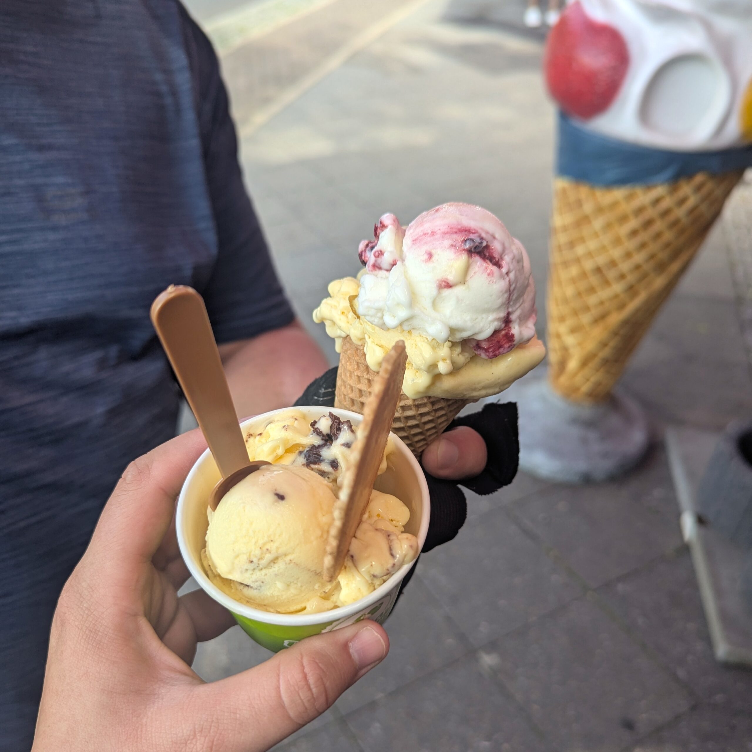Radtour Eiskugeln