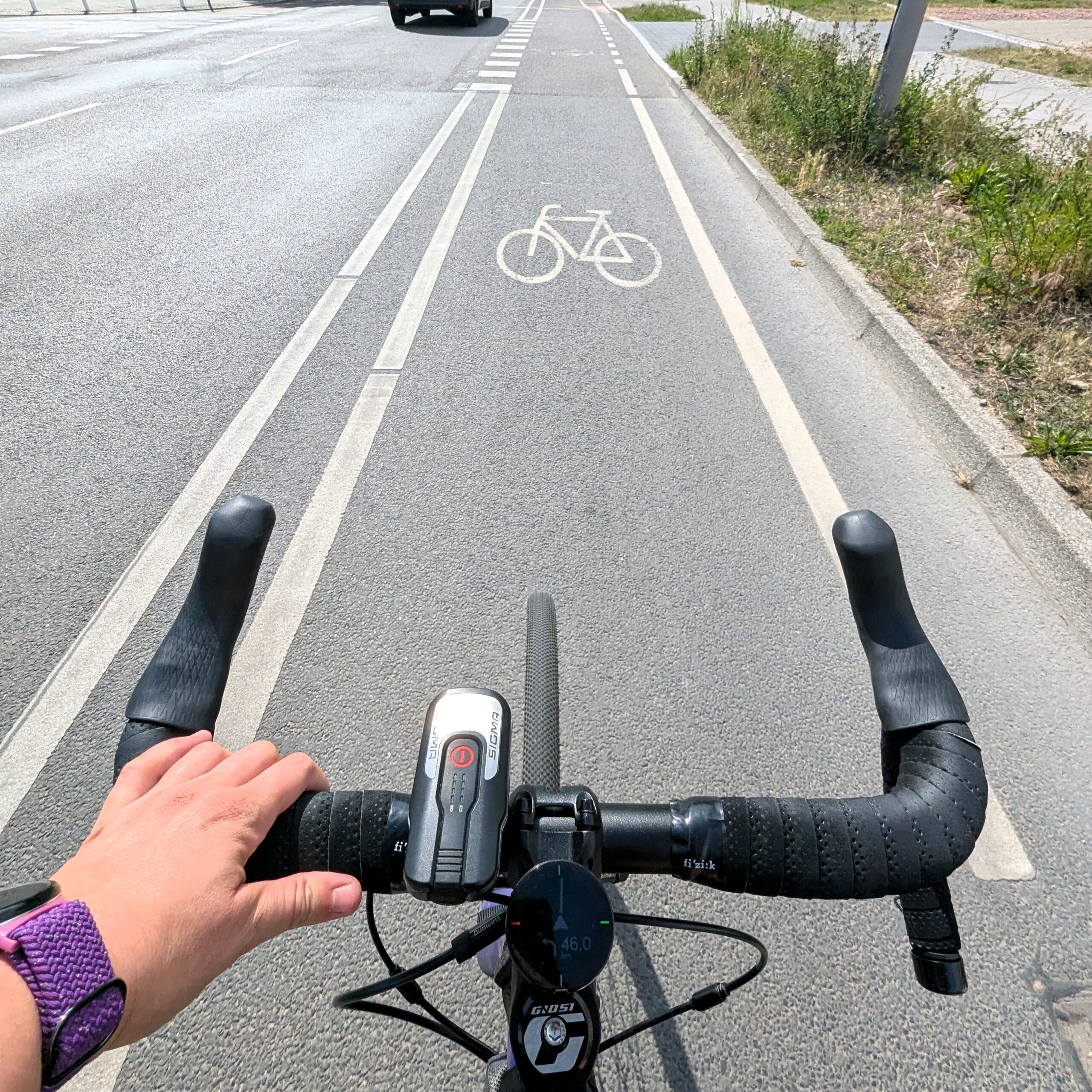 Mauerweg Radtour Weg durch die Inennstadt