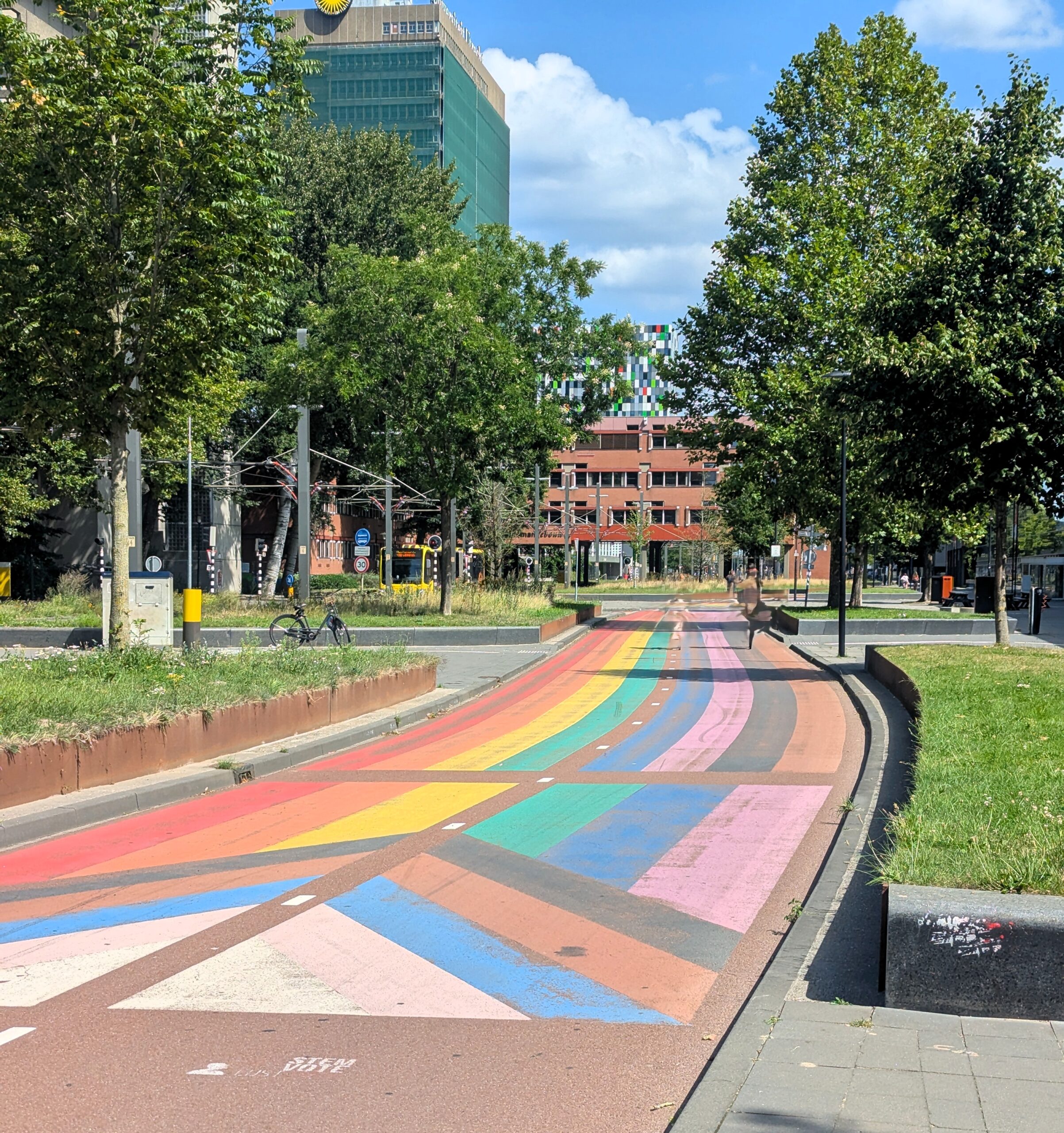 Regenbogen-Radweg Utrecht