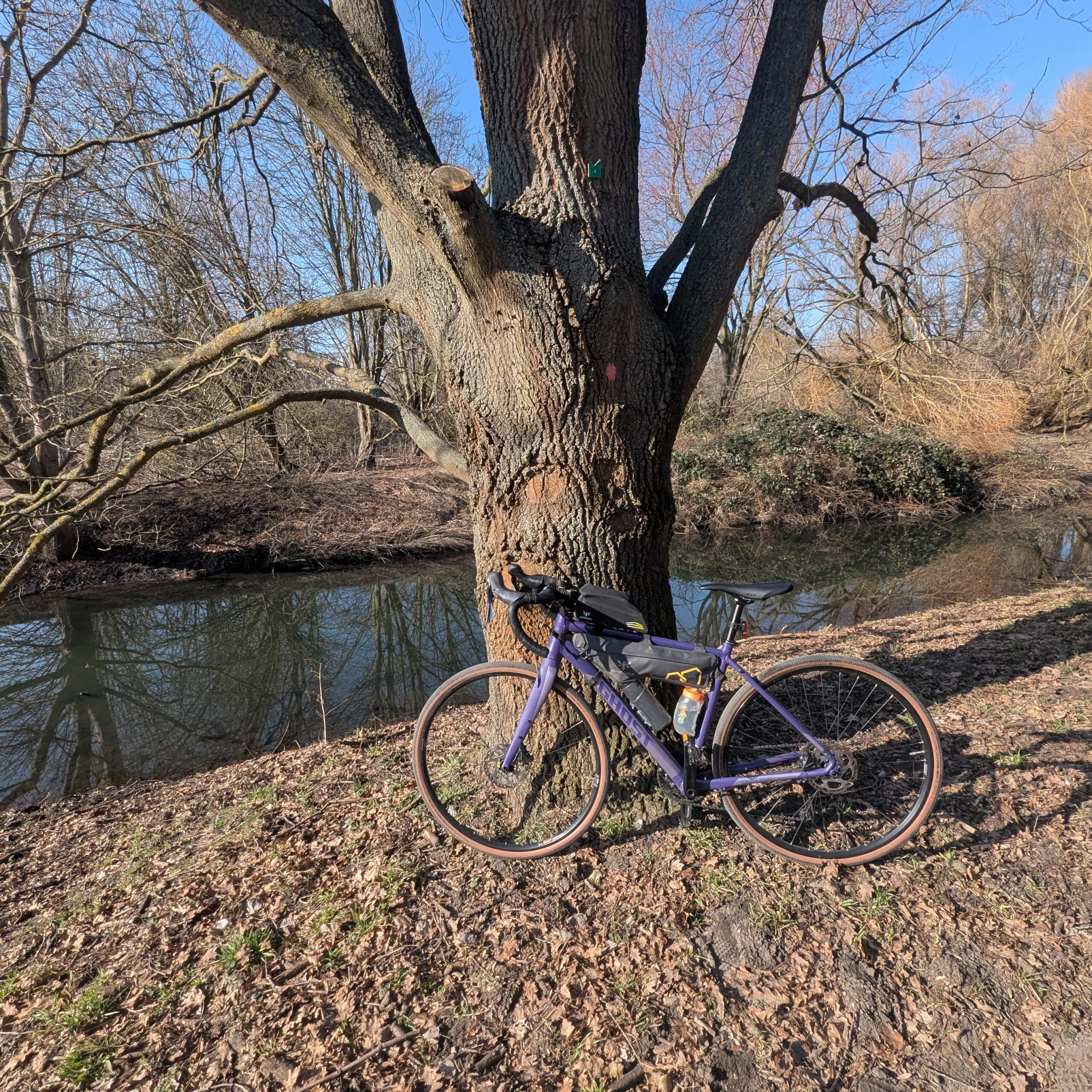 Gravelbike von Ghost in Natur von jersey cycles