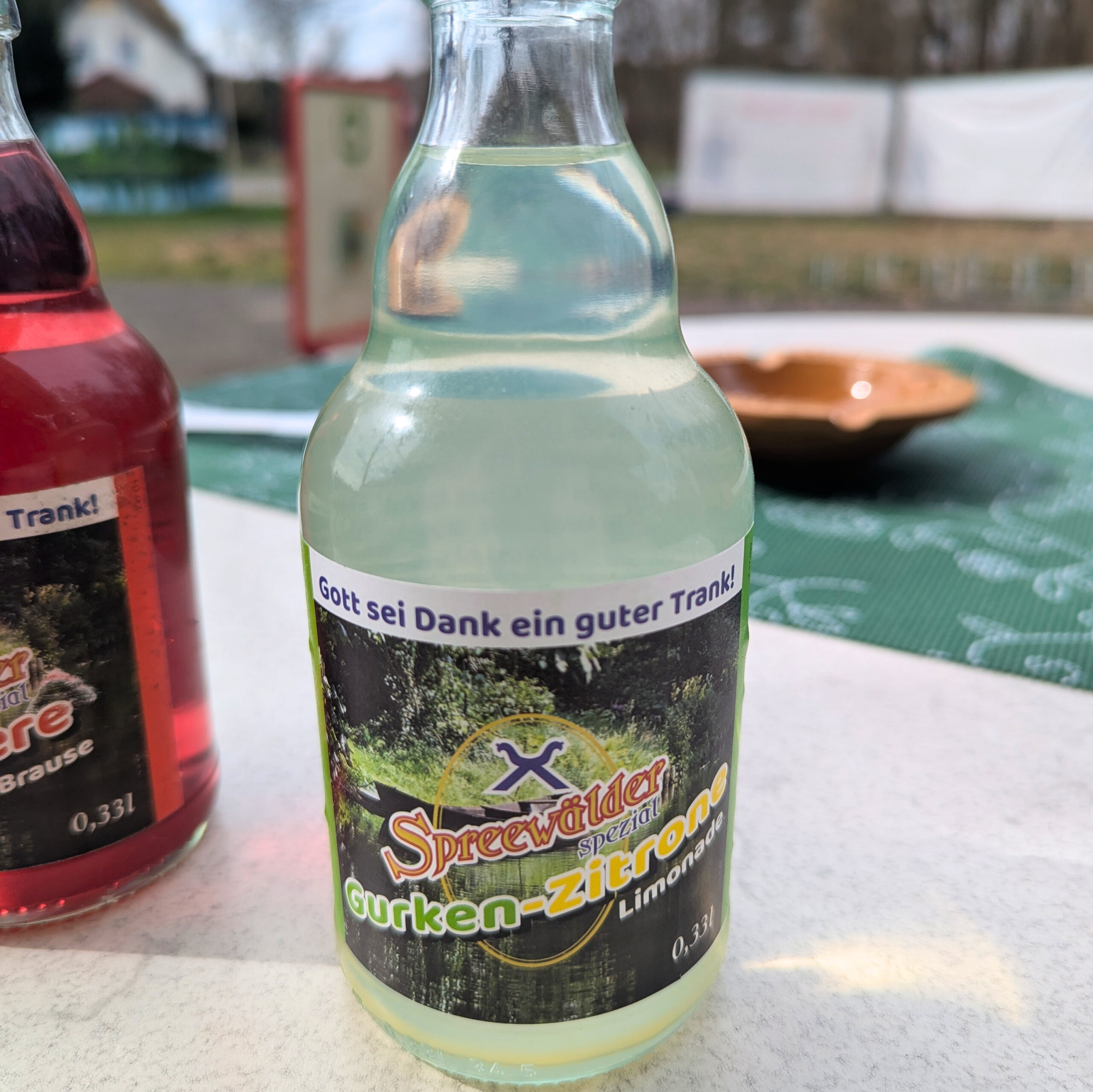 Gurkenlimo im Spreewald entlang des Gurkenradweges