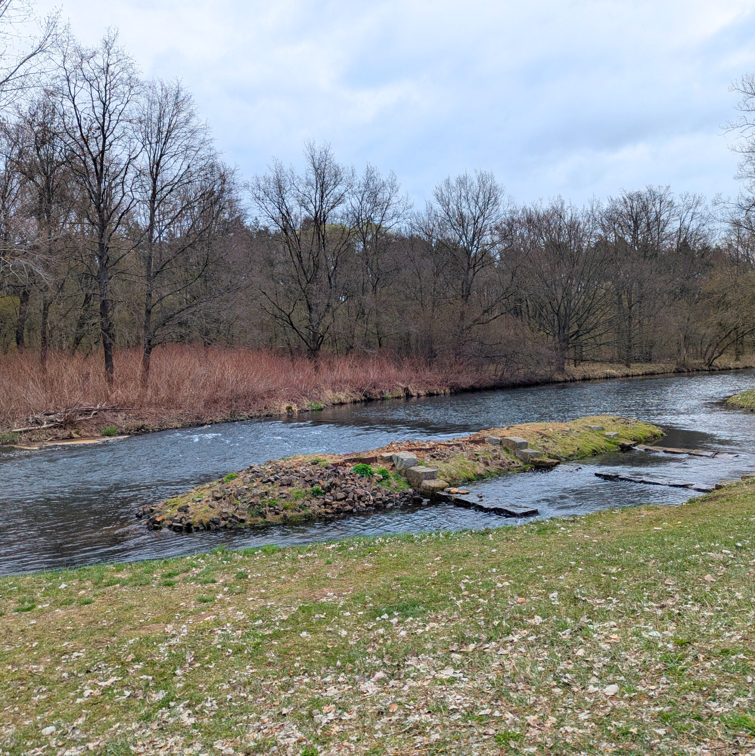 Gurknradweg hinter Cottbus. Spreeverlauf.