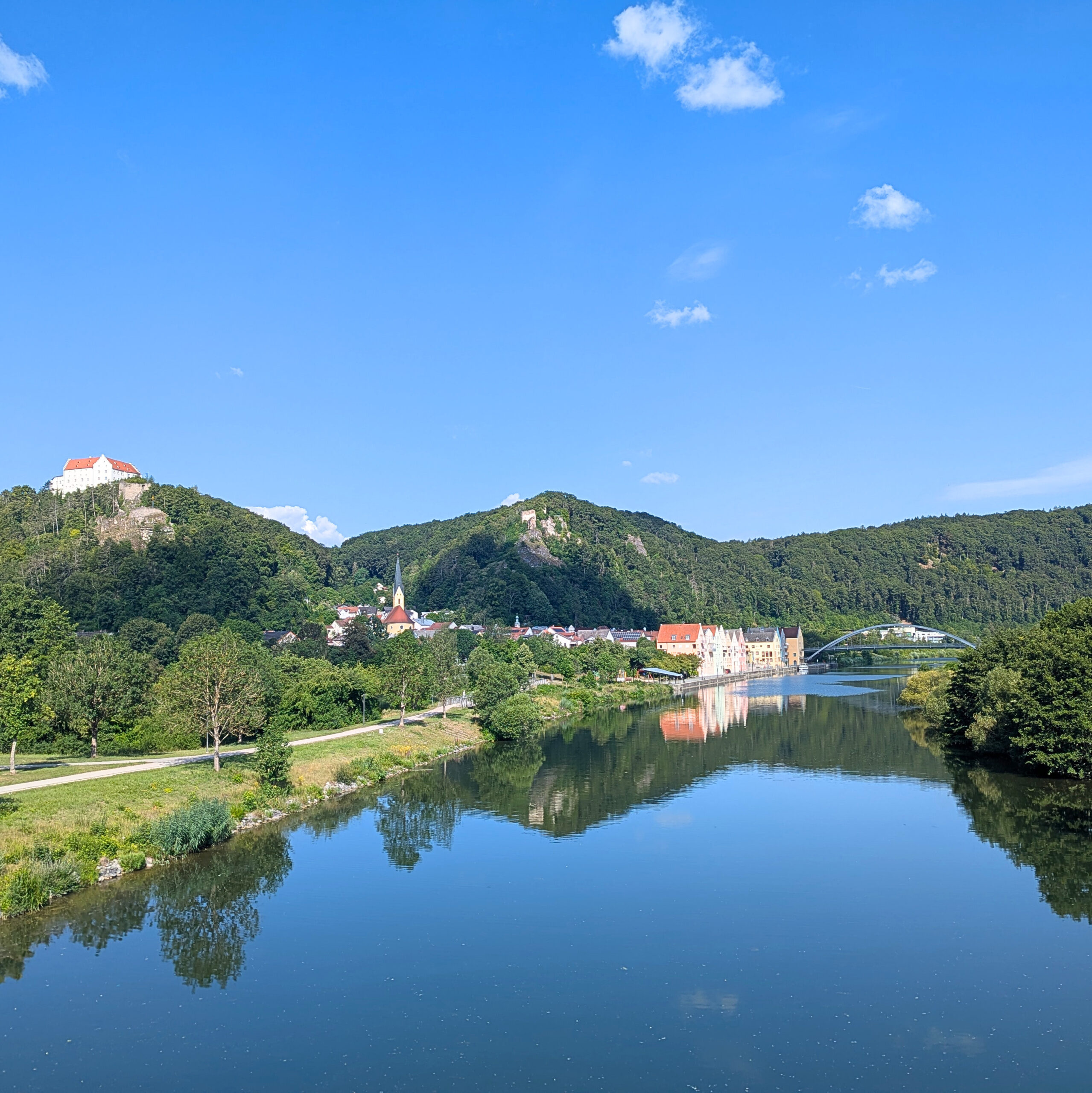 Riedenburg am 5 Flüsse Radweg
